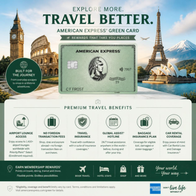 Amex Green Card Travel Benefits