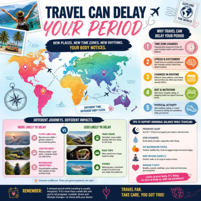 Can Traveling Delay Your Period? 