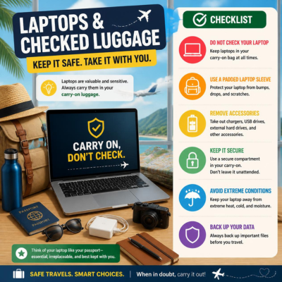 Can a Laptop Travel in Checked Luggage?