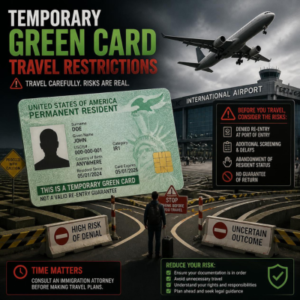 Temporary Green Card Travel Restrictions
