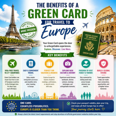 Green Card Travel to Europe